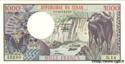 1000 Francs CHAD  1980 P.07 FDC