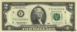 2 Dollars UNITED STATES OF AMERICA  1995 P.497 UNC