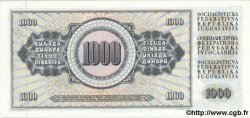 1000 Dinara JUGOSLAWIEN  1981 P.092d ST