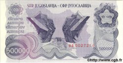 500 000 Dinara YUGOSLAVIA  1989 P.098 FDC