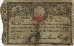 5000 Reis PORTOGALLO  1798 P.-- q.MB
