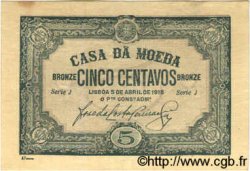 5 Centavos PORTOGALLO  1918 P.097 BB