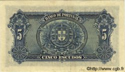 5 Escudos PORTUGAL  1925 P.133 MBC a EBC