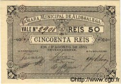 50 Reis PORTUGAL Aldegalega 1891  FDC
