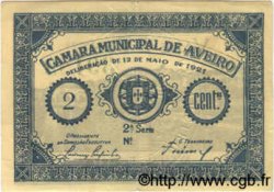 2 Centavos PORTUGAL Aveiro 1921  VF+