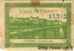 4 Centavos PORTUGAL Aveiro 1921  F