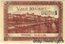 10 Centavos PORTUGAL Aveiro 1921  F