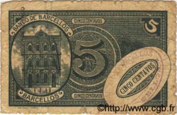 5 Centavos PORTOGALLO Barcellos 1918  B