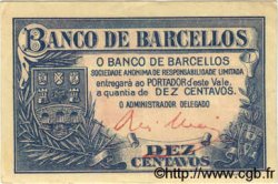10 Centavos PORTUGAL Barcellos 1922  XF