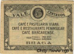 5 Centavos PORTUGAL Braga 1918  S