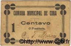 1 Centavo PORTUGAL Cuba 1920  VF