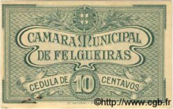 10 Centavos PORTOGALLO Felgueiras 1918  AU