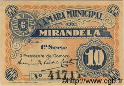 10 Centavos PORTUGAL Mirandela 1918  AU