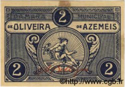 2 Centavos PORTUGAL Oliveira De Azemeis 1920  MBC+