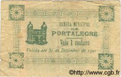1 Centavo PORTUGAL Portalegre 1920  F