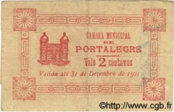 2 Centavos PORTUGAL Portalegre 1920  VF-