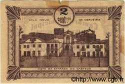 2 Centavos PORTUGAL Vila Nova Da Cerveira 1920  S to SS