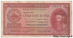 50 Rupias  INDE PORTUGAISE  1945 P.038 TB