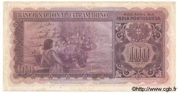 100 Rupias INDE PORTUGAISE  1945 P.039 TTB