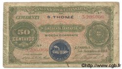 50 Centavos SAINT THOMAS et PRINCE  1914 P.015 B+