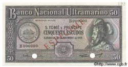 50 Escudos SAO TOME AND PRINCIPE  1958 P.037s UNC-