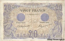 20 Francs NOIR  FRANCE  1904 F.09.03 pr.TB