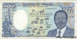 1000 Francs  CAMEROUN  1990 P.26b TB+