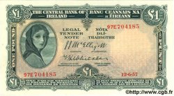 1 Pound IRLANDE  1957 P.057d SPL