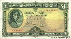1 Pound  IRLANDE  1975 P.064c TTB+