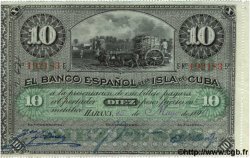 10 Pesos CUBA  1896 P.049a SPL
