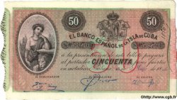50 Pesos CUBA  1896 P.050b SUP
