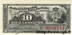 10 Centavos CUBA  1897 P.052 SPL
