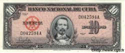 10 Pesos CUBA  1960 P.079b NEUF