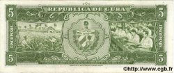 5 Pesos CUBA  1958 P.091a SUP