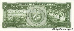 5 Pesos Spécimen CUBA  1958 P.091s1 UNC