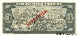 1 Peso Spécimen CUBA  1979 P.102b FDC