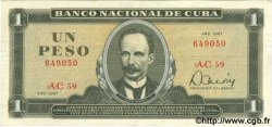 1 Peso CUBA  1981 P.102b TTB+