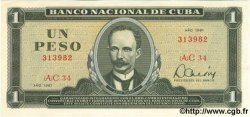 1 Peso CUBA  1981 P.102b SPL