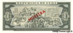 1 Peso Spécimen CUBA  1982 P.102b UNC