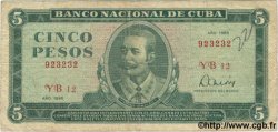 5 Pesos CUBA  1985 P.103c pr.TB
