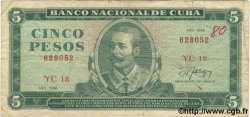 5 Pesos CUBA  1986 P.103c pr.TB