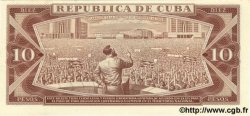 10 Pesos Spécimen CUBA  1971 P.104as FDC