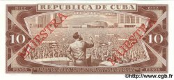 10 Pesos Spécimen CUBA  1988 P.104d NEUF
