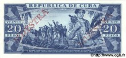 20 Pesos Spécimen CUBA  1989 P.105d NEUF