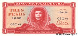 3 Pesos CUBA  1984 P.107a NEUF