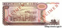 10 Pesos Spécimen CUBA  1991 P.109s NEUF