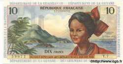 10 Francs ANTILLES FRANÇAISES  1964 P.08 pr.NEUF