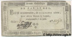50 Livres FRANCE  1794 Laf.276 TB