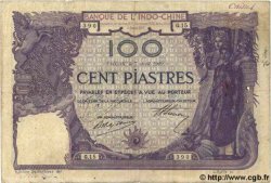 100 Piastres INDOCHINE FRANÇAISE Saïgon 1919 P.039 TB+
