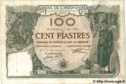 100 Piastres INDOCHINE FRANÇAISE Haïphong 1914 P.018 TB+